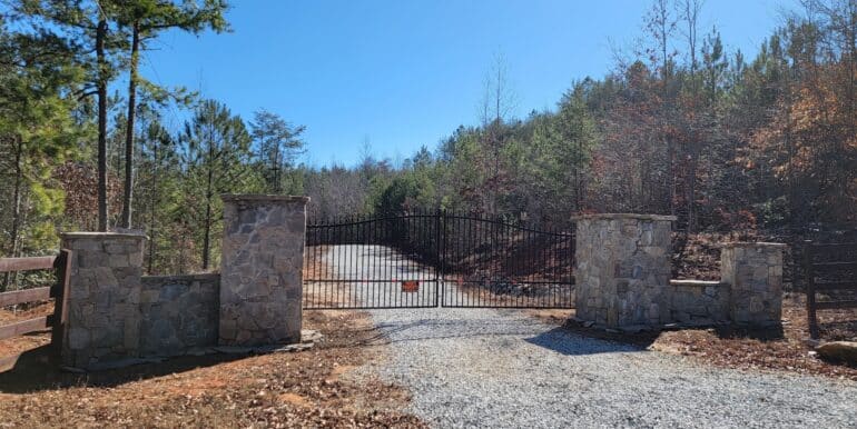 New Gated Entrance